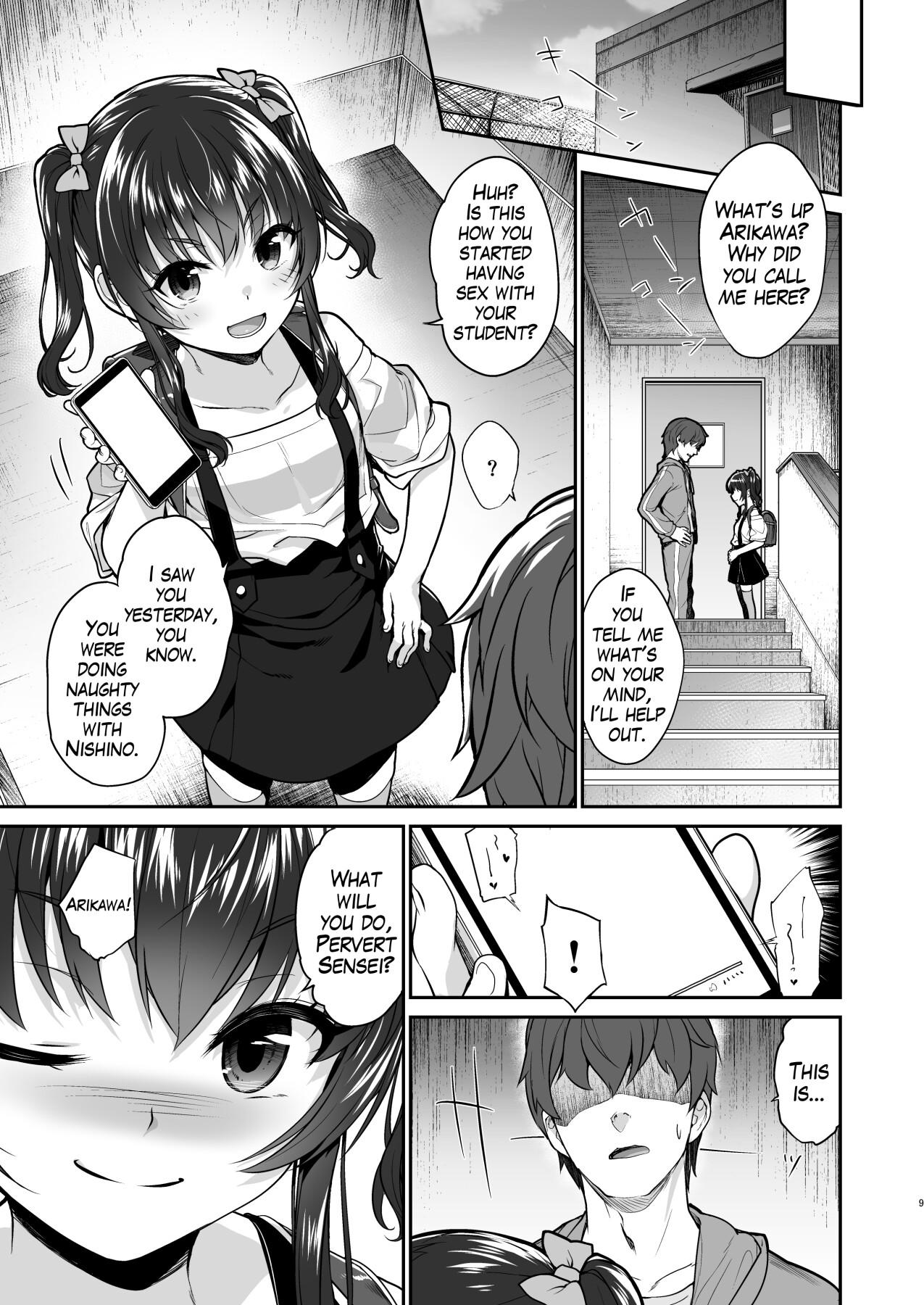 Hentai Manga Comic-I Won't Lose to a Plain Girl!-Read-8